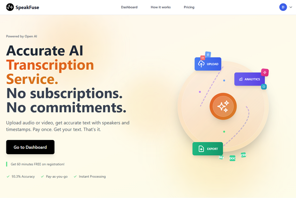 SpeakFuse platform screenshot